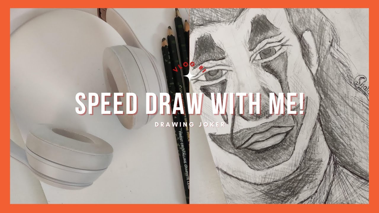 Speed draw with me!🖤✨ | Drawing Joker | 