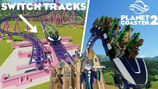 J'ai testé le nouveau DLC planet Coaster 2 ! Swing launches, Flying theater et bien plus