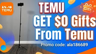 Video Making Stand Unboxing 📦| Temu Free Gifts $0 😱 | Search (Code ala186689) to Claim Now!#temu  News