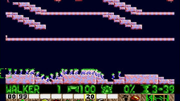[TAS] Genesis Lemmings "all levels" by Gronkling, ccexplore &  paiy in 2:51:19.86