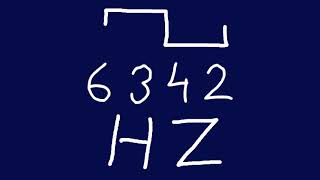 6342 hz square