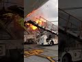赤鱲角機場美國航空客機運載行李的箱起火