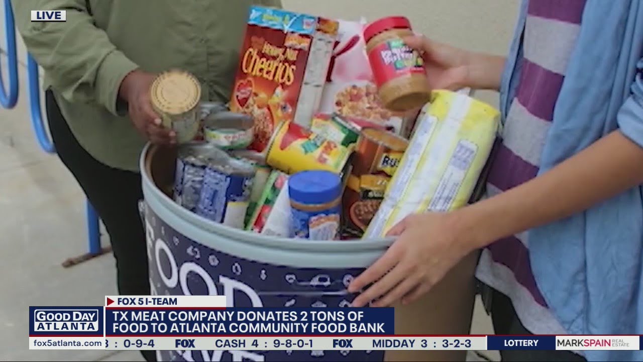 I-Team: Meat company donates 2 tons of food to Atlanta Community Food Bank