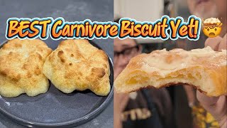 The BEST Keto & Carnivore Biscuit 🤯 | 1 CARB Crunchy, Buttery & Addictive!