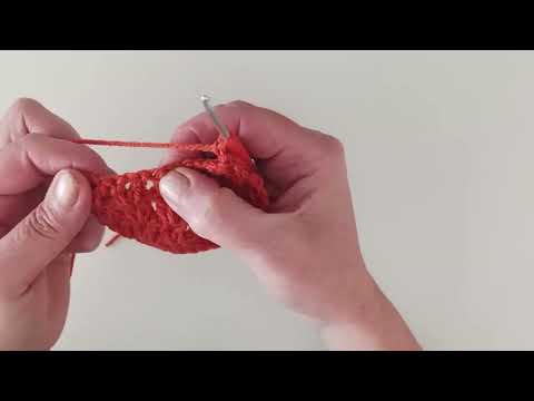 Decrease v stitch crochet mid row
