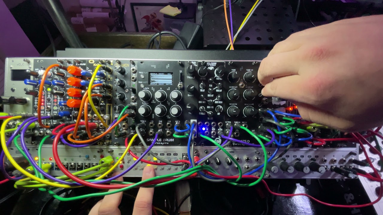 Sound Demo: Eurorack Groovebox vs XODES Pico DSP Backpack vs Halls 