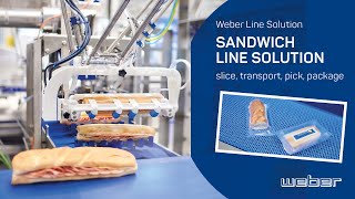 130 Sandwiches Pro Minutes Vollautomatisiert Belegen Verpacken Weber Linienlösung
