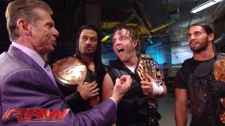 Mr. McMahon is impressed with The Shield's ruthless aggression: Raw, June 17, 2013