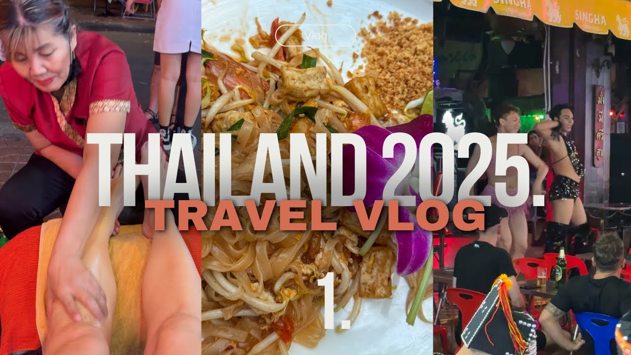 Thailand 2025. Travel vlog 1. Put i Bangkok