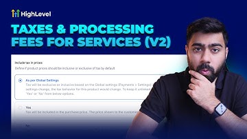 How To Configure Taxes and Service Fees in HighLevel