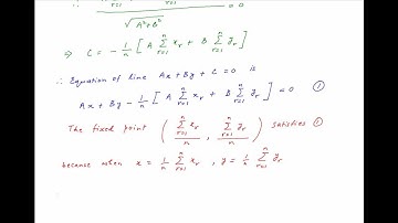 Show that the line meeting the following condition always passes through a fixed point.