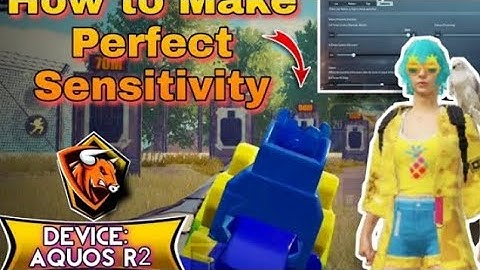 sharp Aquos R2 Best sensitivity for pubg | how to make perfect sensitivity on pubg mobile