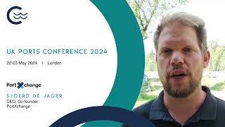 Sjoerd de Jager, CEO from portxchange - UK Ports Conference 2024