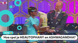 Bruhat van 12 wint grote spelling-wedstrijd op televisie