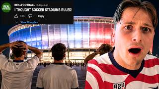 World Cup Fans React To America's MASSIVE Stadiums