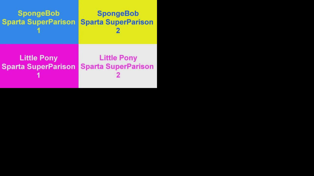 Sparta Remixes Megaparison Side by Side 1 [Read Description]