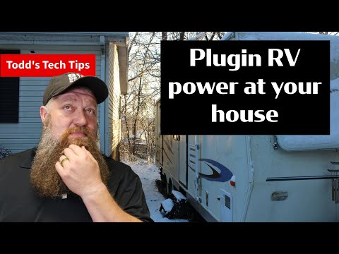 Plugin RV power at your house