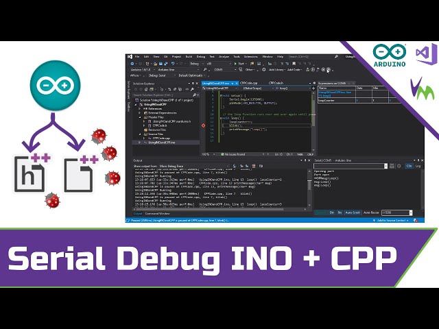 Debugging Arduino C/C++ Code 