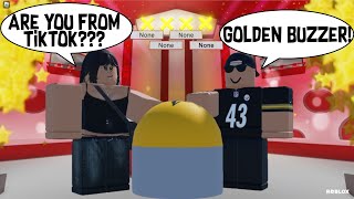 singing on Roblox Got Talent voice chat 5 🎤🎹