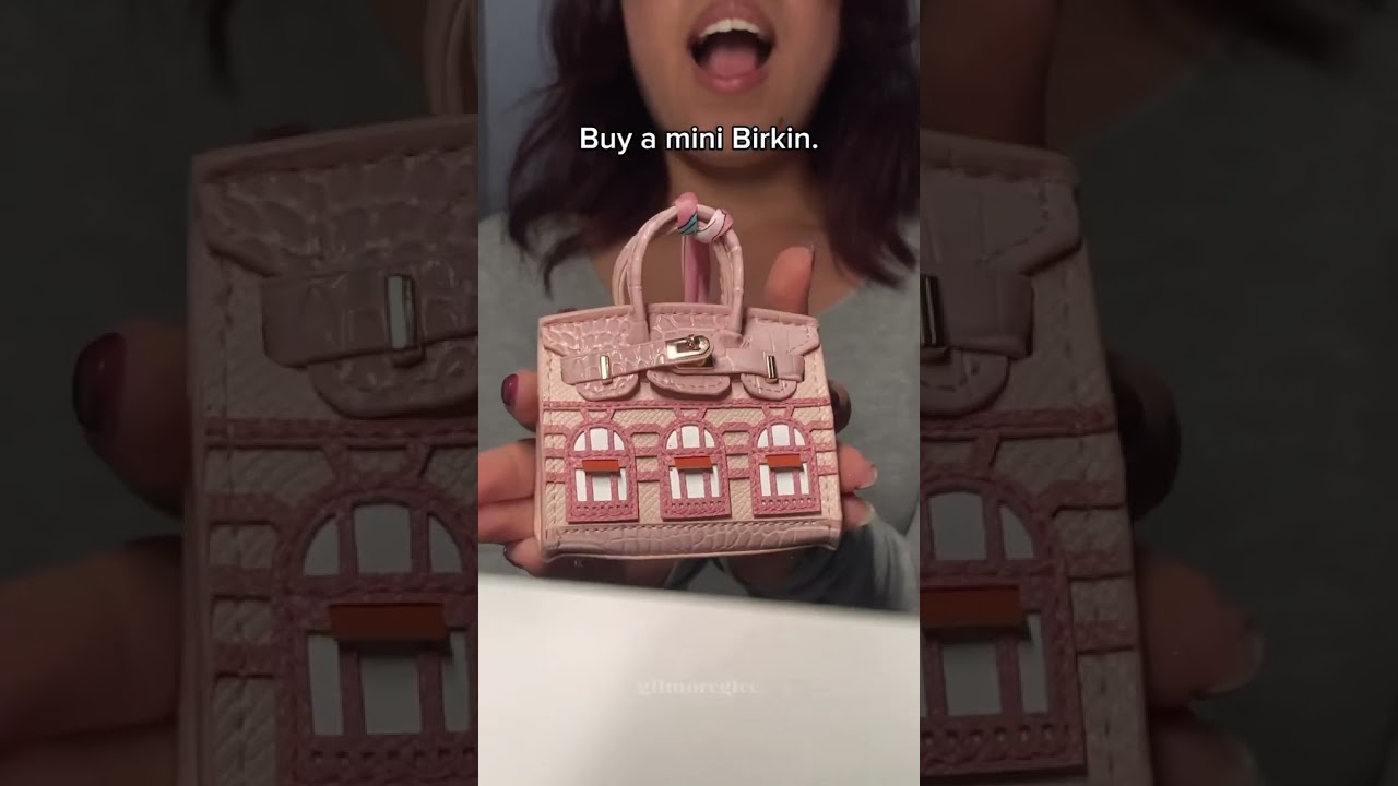 Literally every girl wants this mini Birkin 😭🎀 