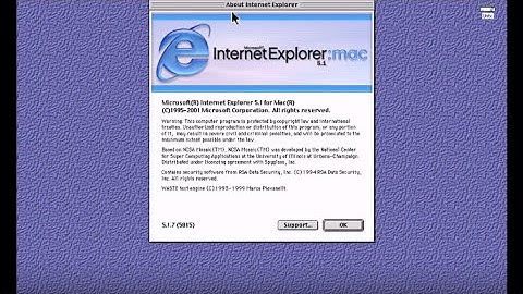 Microsoft Internet Explorer 5.1.7 for macintosh  oldweb.today