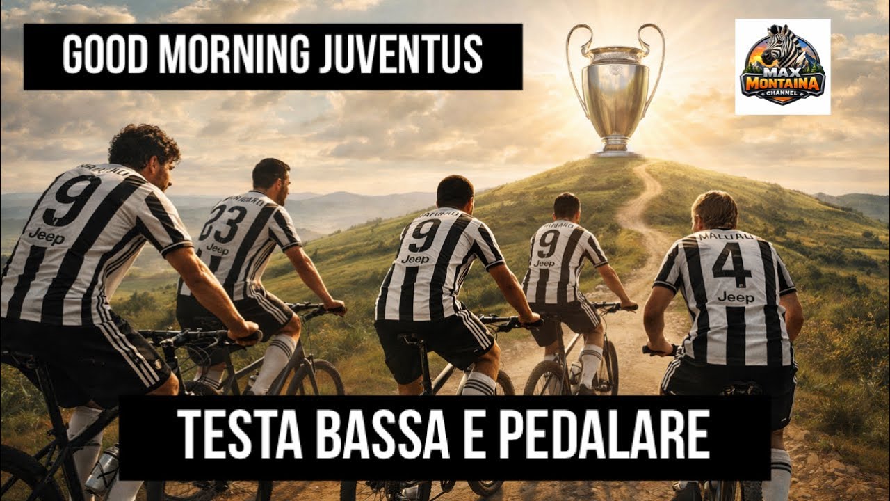 TESTA BASSA E PEDALARE - GOOD MORNING JUVENTUS