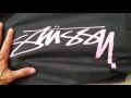 Unboxing STUSSY Spring Coach Black Jacket With Pink Lettering Full HD 2017