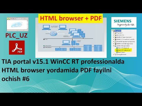 TIA portal v15.1 WinCC RT professionalda HTML browser yordamida PDF fayilni ochish #6