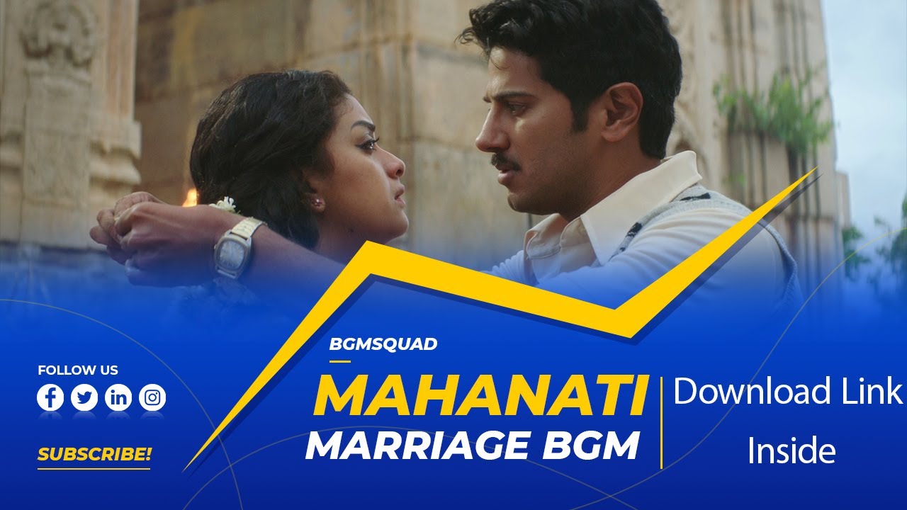 Mahanati Bgm  Gemini Ganeshan Marry Savitri Bgm  BGMsquad