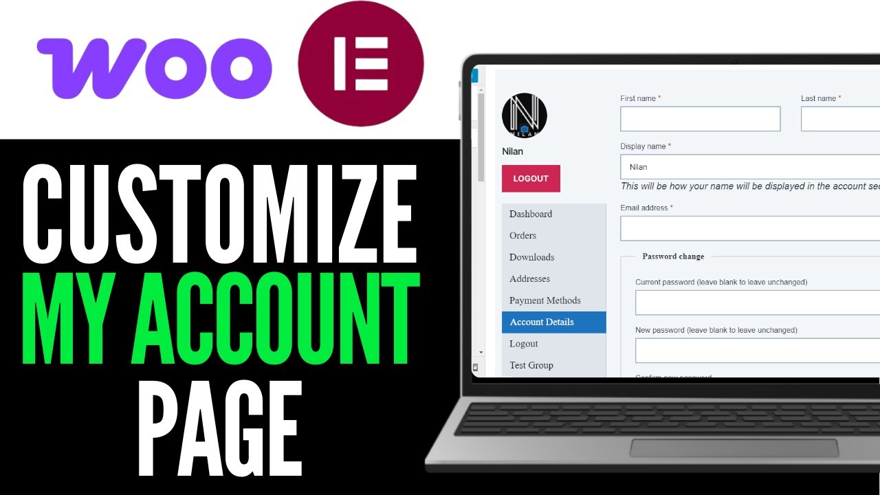 How to Customize Woocommerce My Account Page with Elementor 2025 (EASY ...