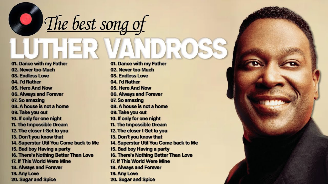 洋楽 Luther Vandross Songs Luther Vandross Greatest Hits 2023 – Best Songs Of Luther Vandross