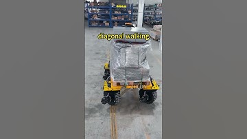 ZL-H520 drive chassis test #agv #robot #auto #rubber #wheels #factory #manufacturer #heavyduty