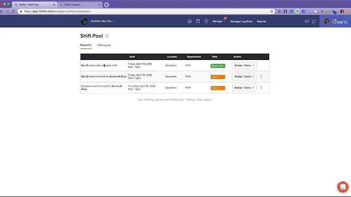 7shift - Shift Pool Feature | 7shifts