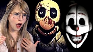HORROR FAN REACTS TO TOP DISTURBING FNAF VHS TAPES (FIVE NIGHTS AT FREDDY'S)