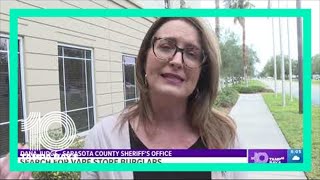 Authorities seeking vape store burglars in Manatee and Sarasota counties