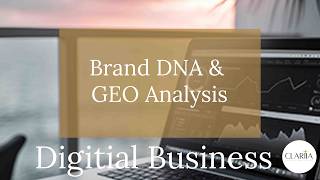 Clariia - The Brand Dna And Geo Analysis Feature