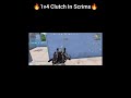 1v4 clutch in scrims #bgmi #shorts
