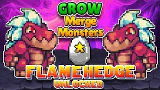 GROW MERGE MONSTERS FLAME HEDGE FIRE MONSTER LEVEL UP 【Grow Merge Monsters 培养合并怪物 マージモン育成】 screenshot 4