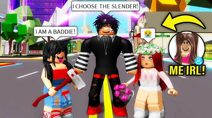 1) pretending to be a slender boy in ROBLOX BROOKHAVEN RP! 
