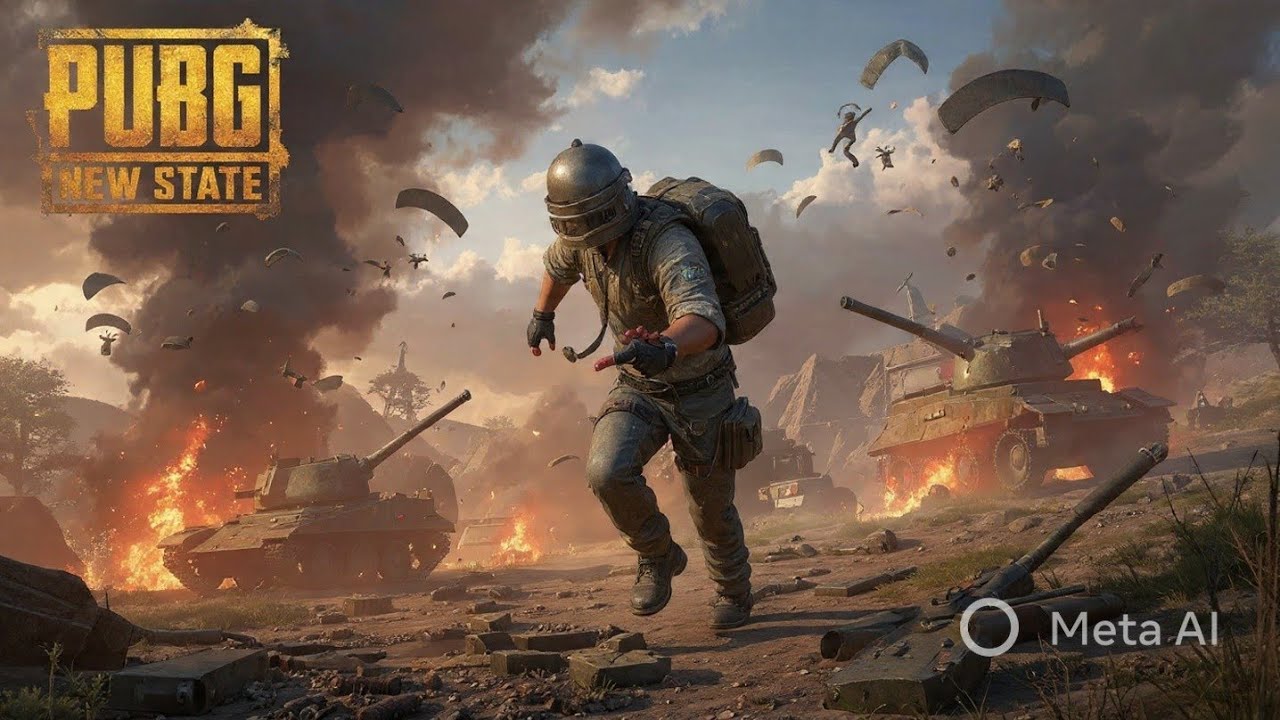 Ankita Map Night Mode PUBG New State Game Play 