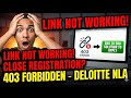 Deloitte NLA Registration Closed? 😱 How to Fix 403 Forbidden Error (100% Works)