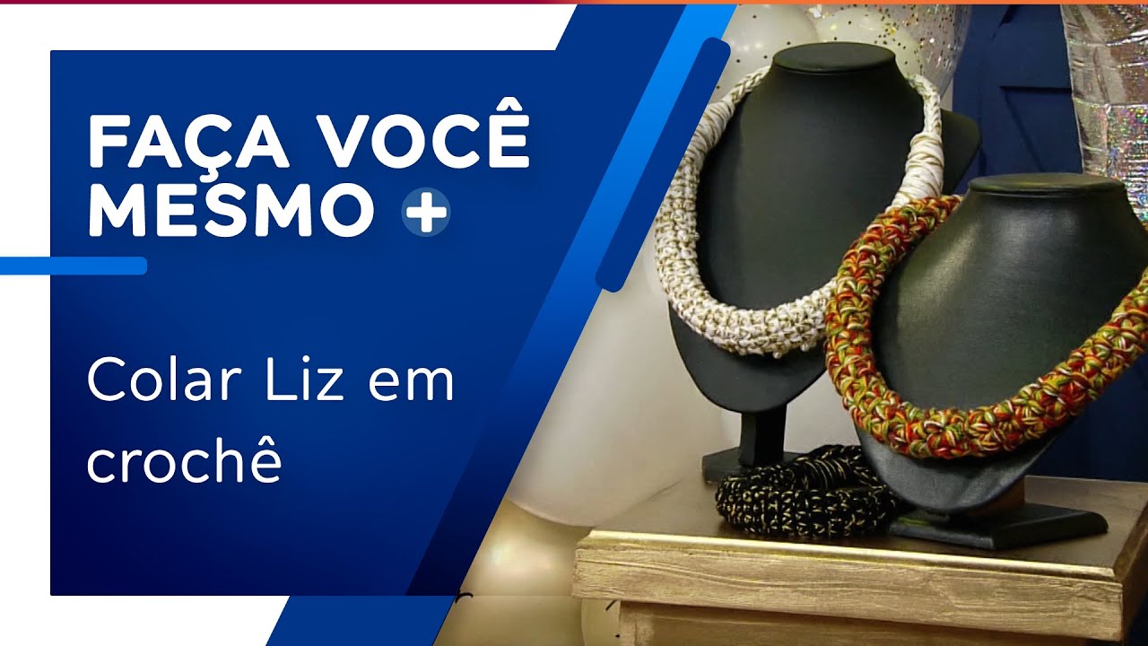 Colar Liz em crochê por Liz Santiago