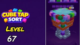 Cube Tap Sort Level 67 Walkthrough