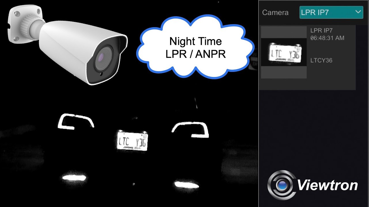 License Plate Recognition System Night Capture