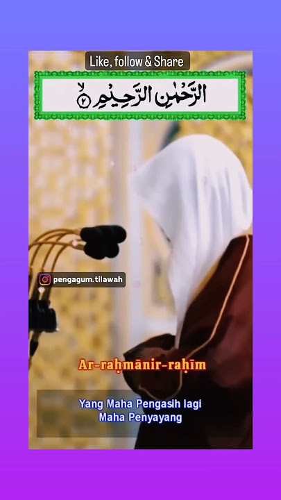 Bacaan Alfatihah Yang disukai Rasulullah