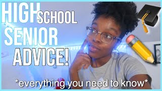 HIGH SCHOOL SENIOR YEAR ADVICE 2020 | REAL & HONEST!!