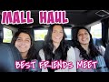 MALL SHOPPING TRIP/CLOTHING HAUL! MY BEST FRIENDS MEETING EACH OTHER! EMMA AND ELLIE