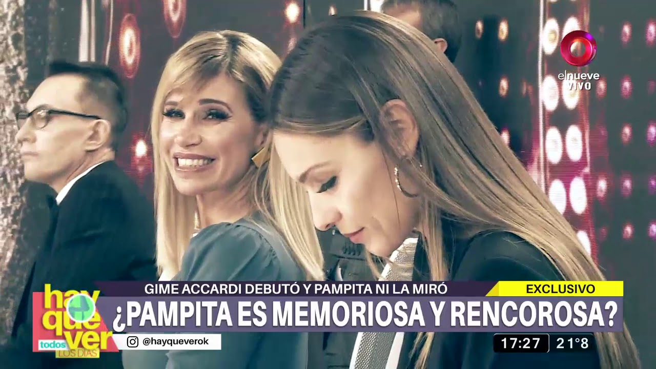 Pampita ignoró a Nico Vázquez