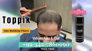 Bald Spots Be Gone! Toppik Hair Fibers   Your Hair Loss Solution in Gojra