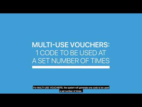 Online Registration: Setting up voucher codes